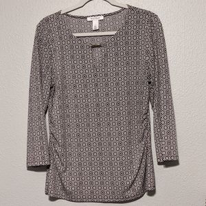 3/4 Sleeve White House Black Market Blouse